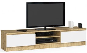 TV asztal Katalina (artisan tölgy  + fehér). Akció -15%. 1070708