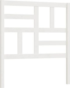 fehér tömör fenyőfa ágyfejtámla 106x4x104 cm