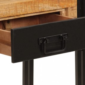 tömör mangófa tálalóasztal 110 x 30 x 76 cm