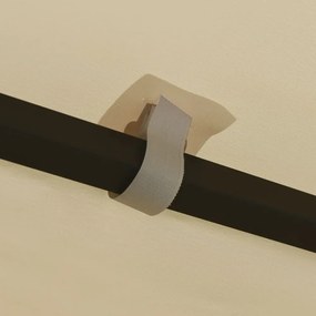 krémszínű pavilon 3 x 6 m