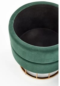 Taburet MINTY átm. 37 cm zöld/arany