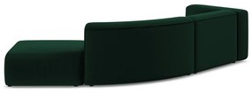 Sötétzöld bársony heverő (jobb oldali) Ekahi – Makamii