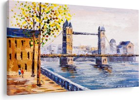 Kép - A város festménye (90x60 cm)