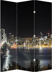 Paraván - A Brooklyn-híd és New York (126x170 cm)