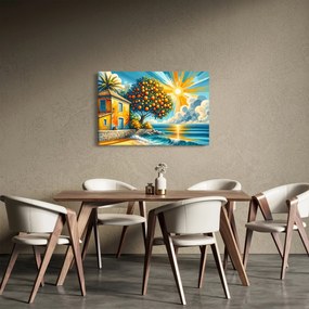 Kép - Ház narancsokkal I. (90x60 cm)