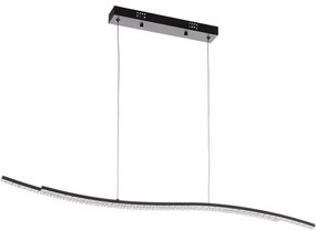 ONLI - LED Csillár zsinóron ONDA LED/30W/230V 4000K fekete