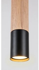 Rabalux 72131 - BRAULIA függeszték 1xGU10/50W/230V bükk