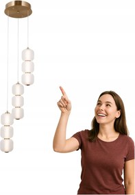 Led függőlámpa 20W Ganti PND-34362-9-HBR-OPAL Italux