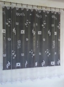 Mg Függöny 650/41 Fehér 400X180cm Kész Szalaggal M