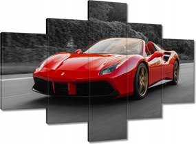 Vászonkép 100x70 Piros Ferrari Fura