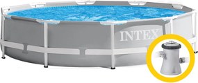 Intex Prism Frame medence 26700 3,05 x 0,76 m papírbetétes szűrőberendezéssel 28638