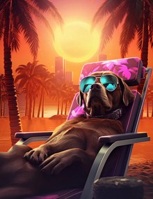 Poszter 50x65cm Nyár stílus