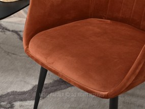 Fotel Osmol F (réz + fekete). Akció -17%. 1110362