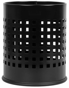 Alda Officer perforált szemetes 7 l, fekete, 7 l