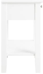 LARA éjjeli szekrényke, fehér színben