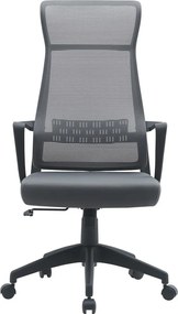 Szürke kárpitozott irodai szék Hoboken – Yes Everyday