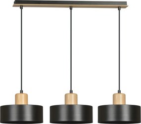 Emibig skandináv függeszték torin fekete emi1046/3