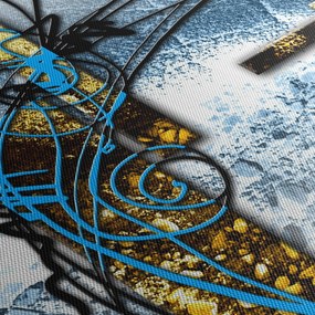 Absztrakt kép (150x105 cm)