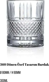 Big Baklava 2 darabos 300 ml-es üvegpohár készlet