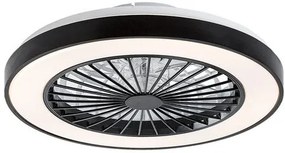RÁBLAUX 71336 DALFON2 Ventilátoros lámpa Fekete IP20