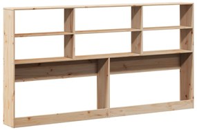 tömör fenyőfa fejtámla tárolóval 200 cm