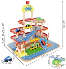 Parking garage - wooden 22446