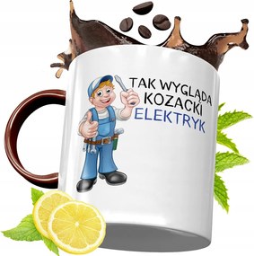 Bordó Bögre Villanyszerelőnek Születésnapi Ajándék fényképes nyomtatással