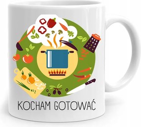 Bögre Ajándék Szakácsnak Szakács Szeretek Főzni fényképes nyomattal