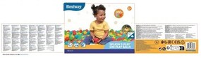 Bestway 100 műanyag golyó cipzáras zacskóban, átmérő 5,85 cm