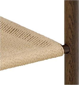 Sötét natúr színű éjjeliszekrény tölgyfa dekorral Monfort – Actona