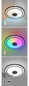 Rabalux 71030 - RGB LED, fényerőszabályozható mennyezeti lámpatest NIKOLAUS LED/24W/230V