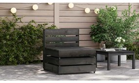 vidaXL szürke impregnált fenyőfa kerti középső raklapkanapé