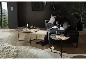 BRAVON mangófából készült dohányzóasztal