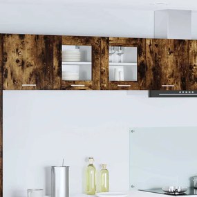 Függő szekrény Riga 2 pcs Füstölt tölgy 40 x 31 x 40 cm Faanyag