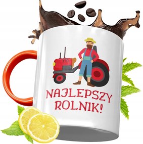 Narancssárga Bögre Gazdáknak Ajándék fényképes nyomtatással