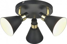 Italux modern skandináv spot lámpa biagio fekete arany itxmb-h16079ck-3