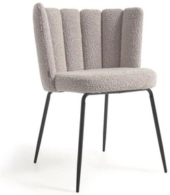 Szürke étkezőszék szett 2 db-os Aniela – Kave Home