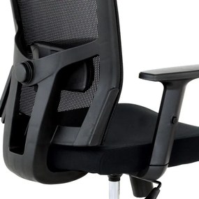 Fekete Hálós Irodai Szék, Hinta Mechanikával. KA-B1012 BK