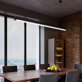 DOMENOLED 381 SPOT Modern Led Függesztett Lámpa Fekete LED IP20