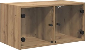 vidaXL Fali Szekrény Artisan tölgy 68 x 37 x 35 cm Faanyag