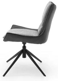 ZAIRA szék, 2 db, antracit