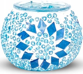 Lampion Gyertyatartó Teamécses Kézzel Készített Keleti Mozaik