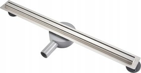 Gy Bath 360°-os zuhanyfolyóka szifonnal, 70 cm, ezüst