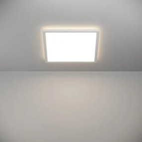 Eglo 901451-LED Fürdőszobai mennyezeti lámpa ROVITO 17,6W/230V 39x39 cm IP44 fehér