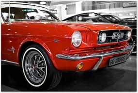 Poszterek 120x80 Piros Mustang