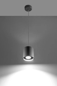 SOLLUX SL-0052 ORBIS Hengeres Függesztett Lámpa Szürke GU10 IP20