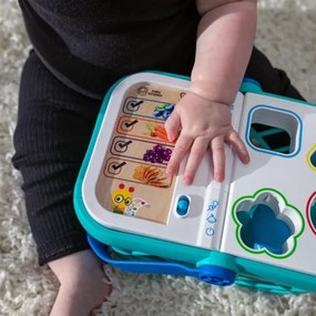 Baby Einstein - Interaktív gyerek bevásárlókocsi MAGIC TOUCH HAPE 3xAAA