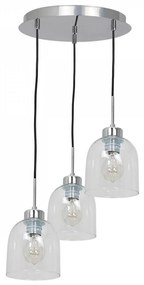 Csillár zsinóron FILL 3xE27/60W/230V kerek