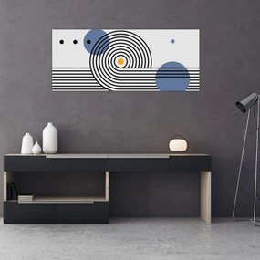 Kép - Minimalista absztrakció N⁰1 (120x50 cm)