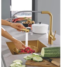 GROHE 30270GN0 - Mosogató csaptelep ESSENCE arany